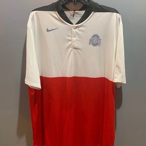 Mens Nike Ohio State Golf Shirt Size XXL